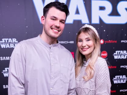 Tim und Ana Johnson glücklich