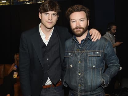 Ashton Kutcher mit Kumpel Danny Masterson.