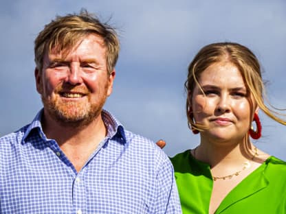 König Willem-Alexander und Prinzessin Amalia. 