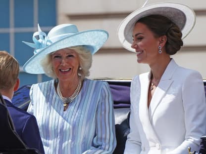 Königin Camilla und Prinzessin Kate, 2022. 