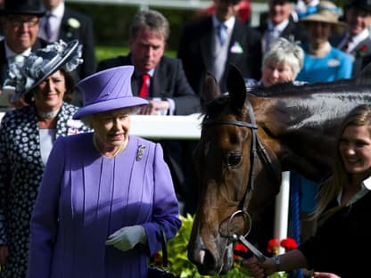 Queen Elizabeth II. in Ascot, 2022. 