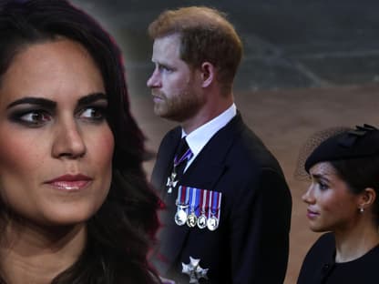 Tracy Ryerson, Prinz Harry und Herzogin Meghan. 