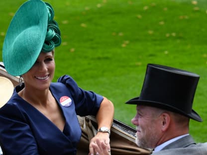 Zara und Mike Tindall in Ascot, 2023. 