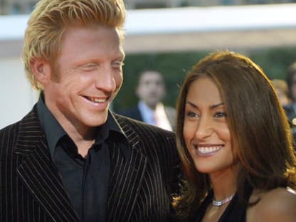 Patrice Farameh und Boris Becker glücklich