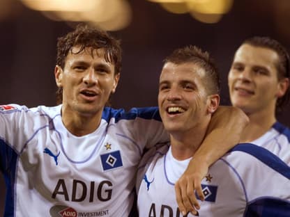 Khalid Boulahrouz und Rafael Van der Vaart beim HSV 2005