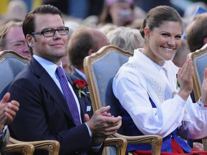 Daniel feiert den Geburtstag von Prinzessin Victoria, 2009. 