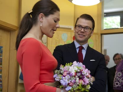 Prinzessin Victoria und Prinz Daniel in Berlin, 2011. 