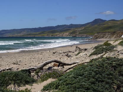 Der Strand von Santa Barbara ind den USA. 