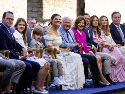 Die schwedischen Royals zu Prinzessin Victorias Geburtstag. 