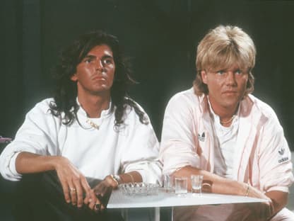 Thomas Anders und Dieter Bohlen im Mai 1987