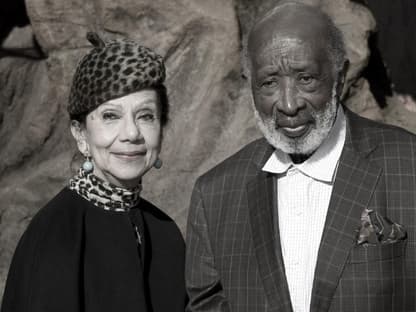 Clarence Avant mit seiner Ehefrau Jacqueline