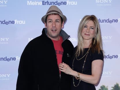 Jennifer Aniston und Adam Sandler, 2011.