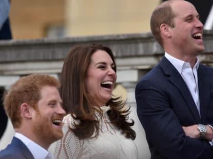 Prinz Harry, Prinzessin Kate Prinz William. 