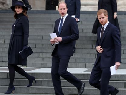 Prinzessin Kate, Prinz William und Prinz Harry