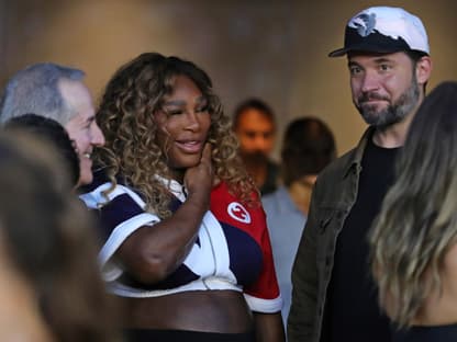 Serena Williams und ihr Ehemann Alexis Ohanian