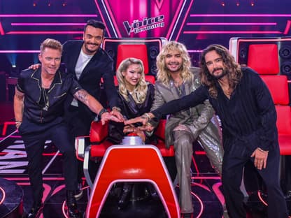 "The Voice of Germany"-Jury 2023 am Buzzer