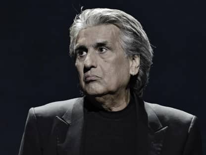 Toto Cutugno, 2017auf der Bühne in der Ukraine. 