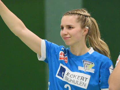 Anika Bissel beim Handballspiel des ESV 1927 Regensburg