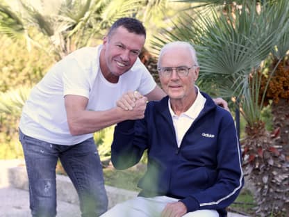 Lothar Matthäus und Franz Beckenbauer