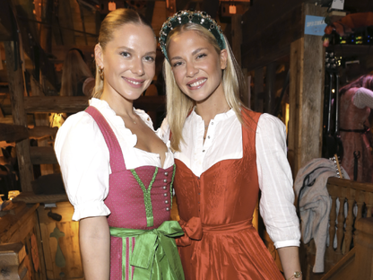 Valentina und Cheyenne Pahde auf dem Oktoberfest