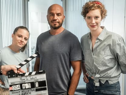 Jasna Fritzi Bauer, Dar Salim und Luise Wolfram als Bremer "Tatort"-Trio