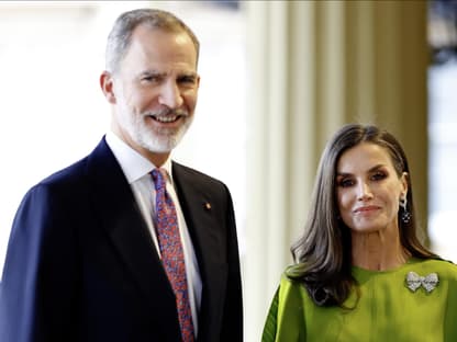 König Felipe und Königin Letizia von Spanien. 