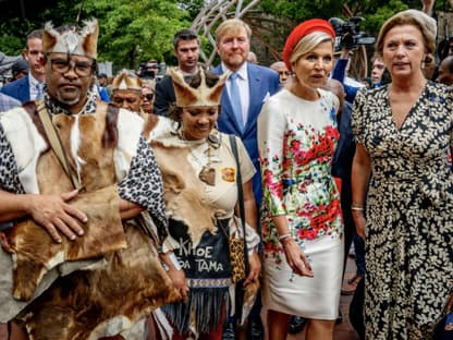 König Willem-Alexander und Königin Maxima sind in Südafrika zu Gast.