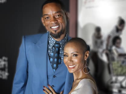 Will Smith und Jada Pinkett Smith lächeln