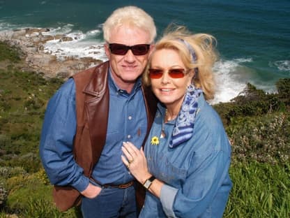 Heino und Hannelore vor Atlantischen Ozean