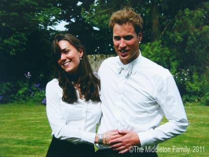 William und Kate an der Universität