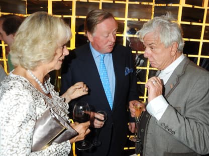 Königin Camilla und ihr guter Freund Nicholas Haslam in London, 2009