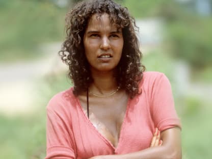 Nadja abd el Farrag in Kenia im Jahr 1990