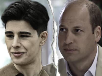 Omid Scobie und Prinz William. 