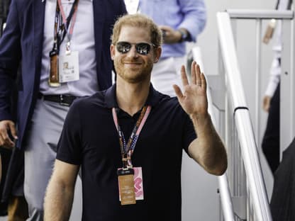 Prinz Harry bei dem Formel-1-Grand-Prix in Austin. 