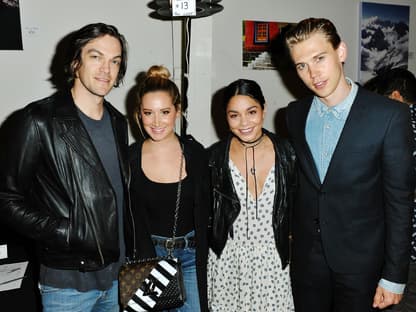 Christopher French und Ashley Tisdale mit Vanessa Hudgens und Austin Butler