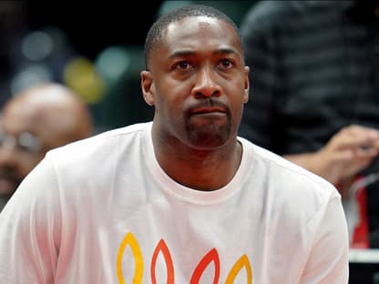 Gilbert Arenas sieht entschlossen aus