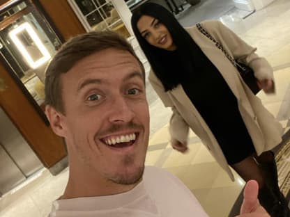 Selfie von Max Kruse und Ehefrau Dilara Kruse