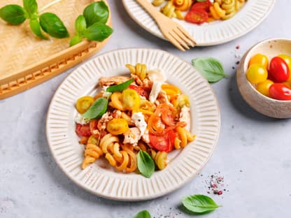 rezepte zum abnehmen pasta pfanne