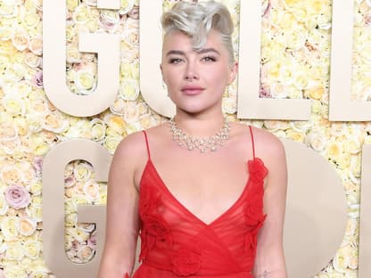 Florence Pugh bei den "Golden Globes" 2024