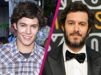 Collage Adam Brody früher heute