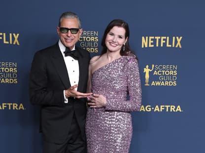 Jeff Goldblum und Geena Davis bei den SAG Awards 2024