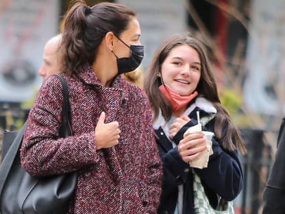 Katie Holmes und Suri Cruise in New York 2022