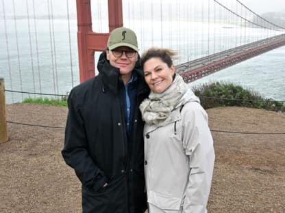 Prinz Daniel und Prinzessin Victoria von Schweden in den USA. 