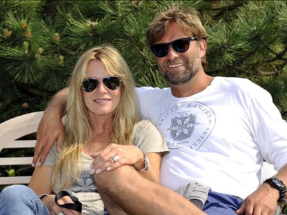 Ulla und Jürgen Klopp auf Sylt, 2013.