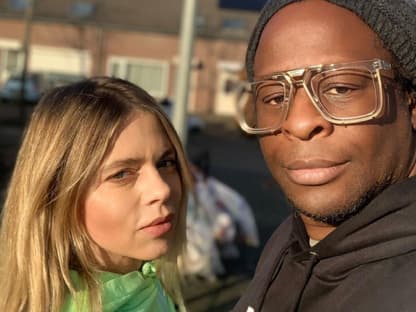 Adelina Zilai & Mola Adebisi Selfie