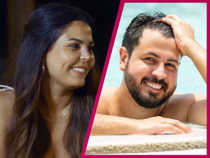 "Bachelors"-Kandidatin Eva Thümling und "Bachelorette"-David