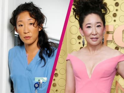 Collage Sandra Oh früher und heute