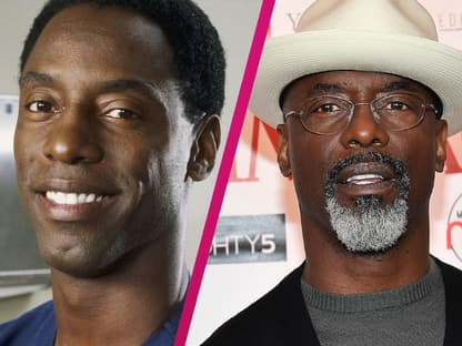 Collages Isaiah Washington früher und heute