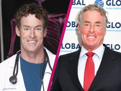 Collage John C. McGinley früher heute