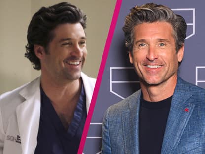 Collage Patrick Dempsey früher und heute